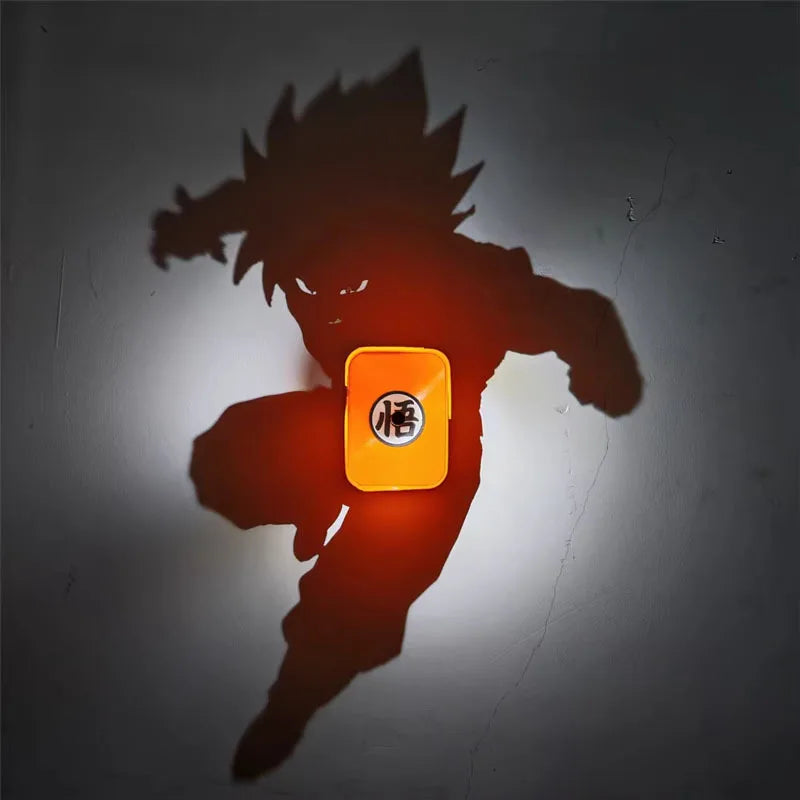 Goku Super Saiyan Shadow Wall Lamp — Dragon Ball Z Night Light